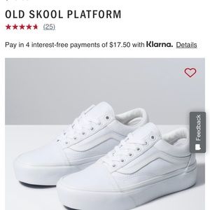 Old school Platform Vans